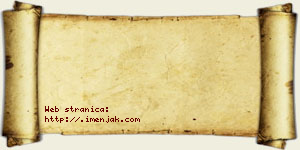 Isidora Krnčević vizit kartica